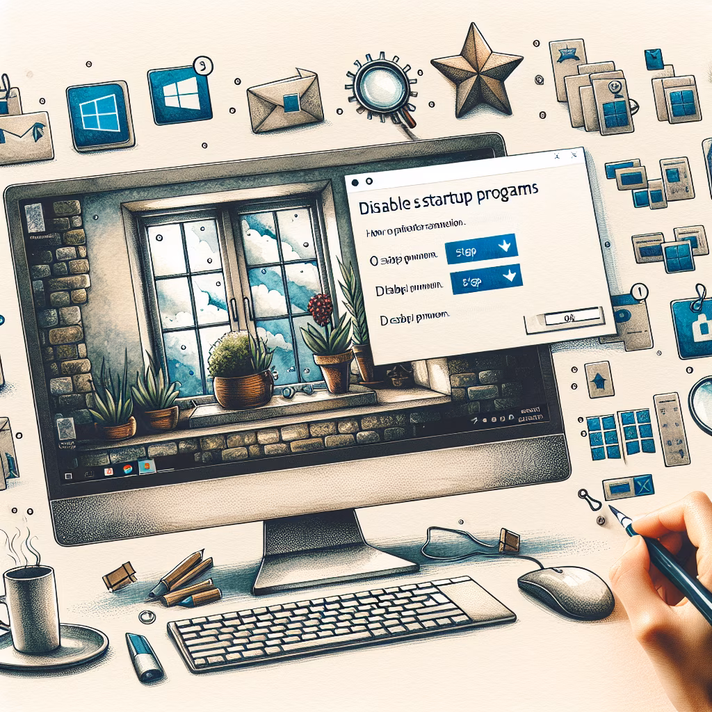 How to disable startup programs on Windows?