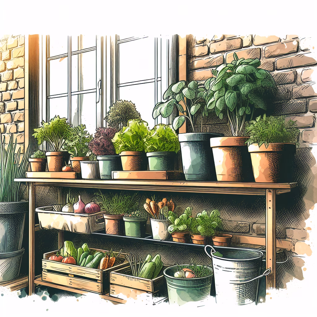 How to start a vegetable garden in a small apartment?