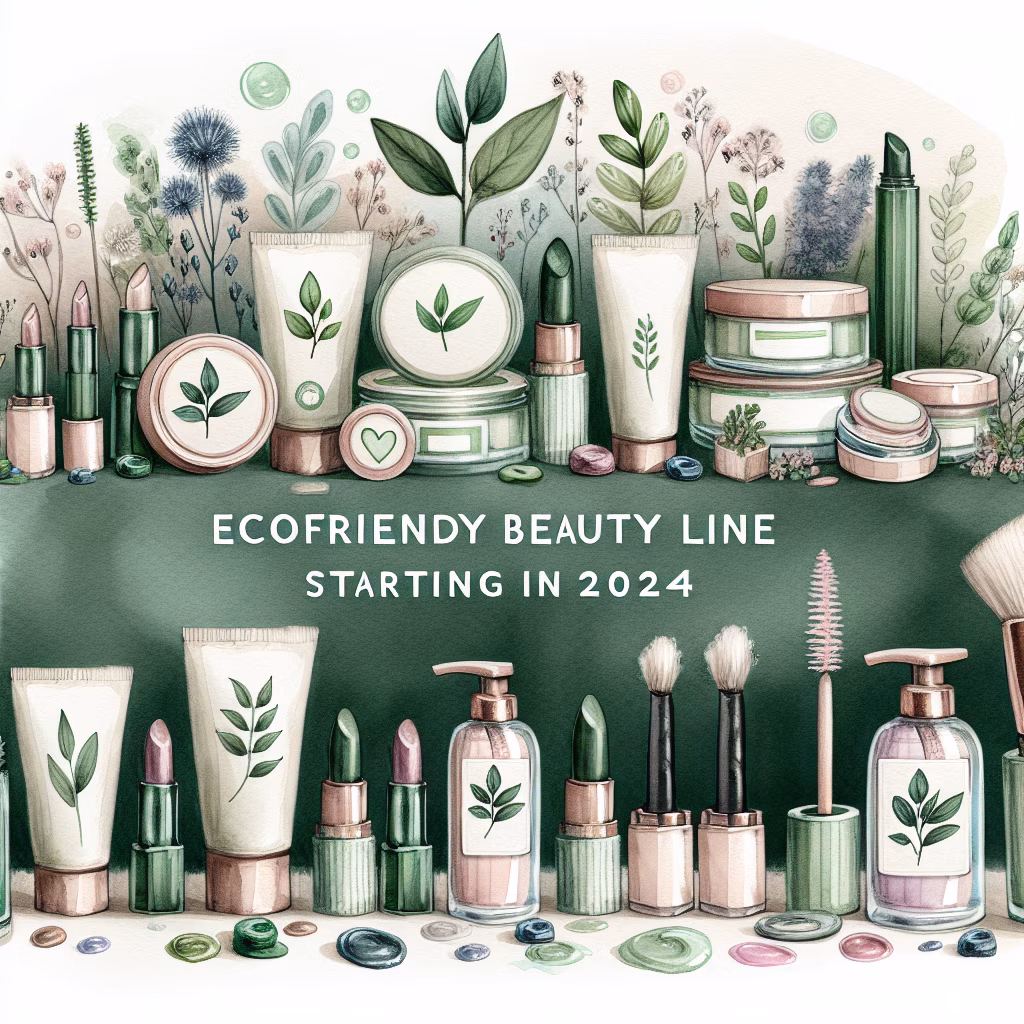 How to start an eco-friendly beauty line in 2024?