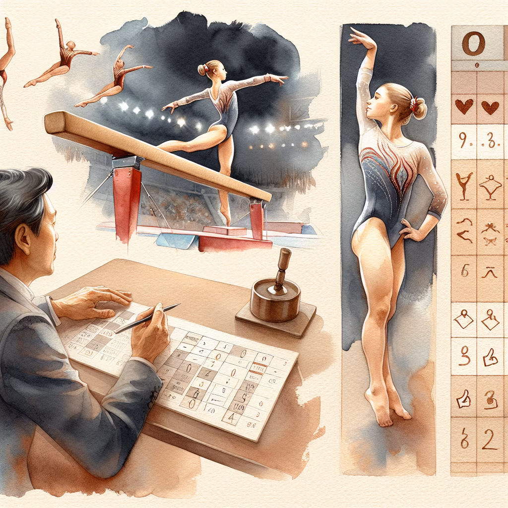 How to understand the scoring system in Olympic gymnastics?